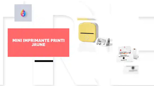 Mini imprimante PRINTI jaune by@Outfy