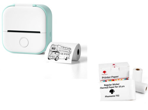 Mini imprimante PRINTI bleu