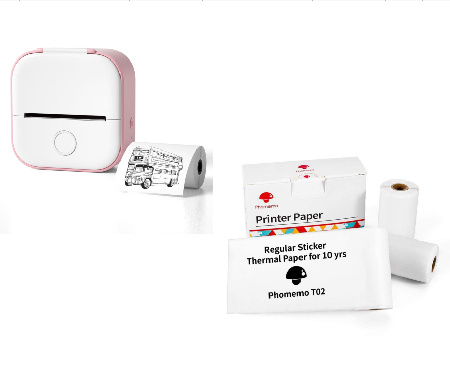 mini imprimante PRINTI rose